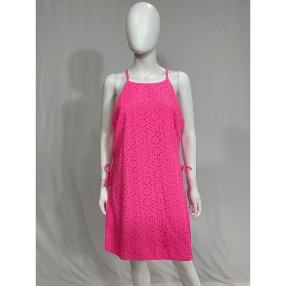 Lilly Pulitzer 'Pearl' Pink Halter Neck Romper Size 12 - NWT - Picture 2 of 5